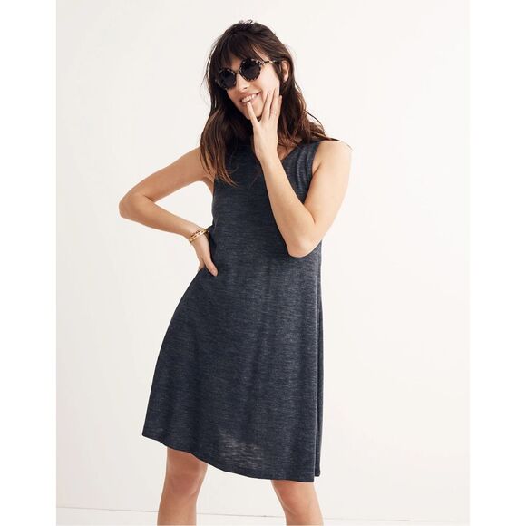 MADEWELL Women’s Black Highpoint Tank Dress Size XS - Picture 1 of 8